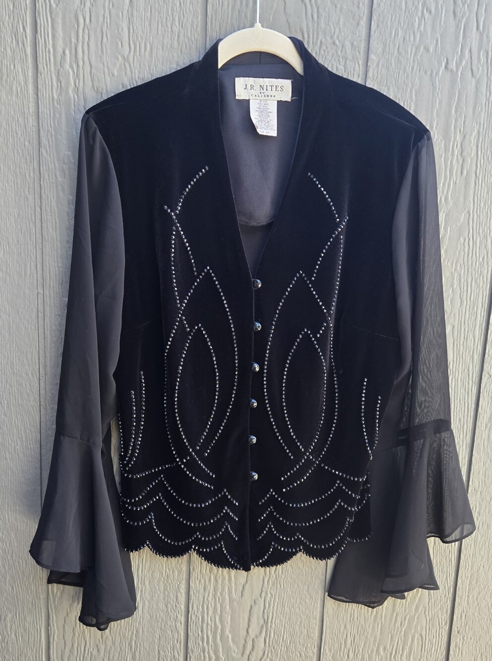 Vintage J. R. Nites Beaded Jacket